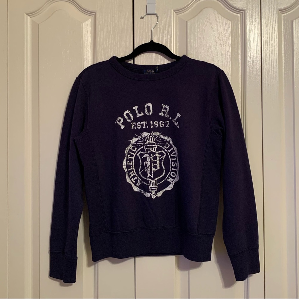 Polo Ralph Lauren Navy Sweatshirt SizeS